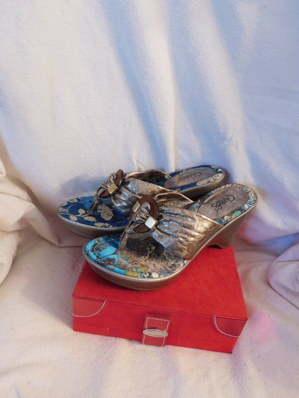 Ladies Carlos by Carlos Santana Wedge Sandals